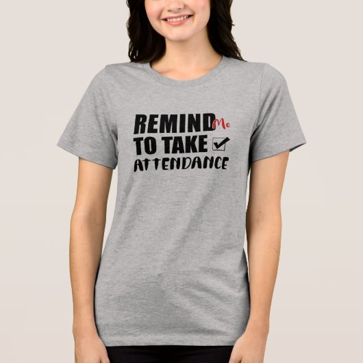 Erinnern Sie mich daran, Tri-Blend Shirt (Vorderseite)