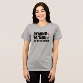 Erinnern Sie mich daran, Tri-Blend Shirt (Vorderseite voll)