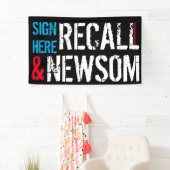 ERINNERN SIE NEWSOM JETZT AN BANNER (Insitu)