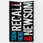 ERINNERN SIE NEWSOM JETZT AN BANNER (Vertikal)