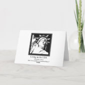 Erinnern Sie sich 911 Grußkarte 1 Karte (Rückseite)