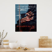 Erinnern Sie sich am 7. Dezember — Grenze Poster (Küche)