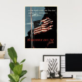 Erinnern Sie sich am 7. Dezember Poster (Heimbüro)