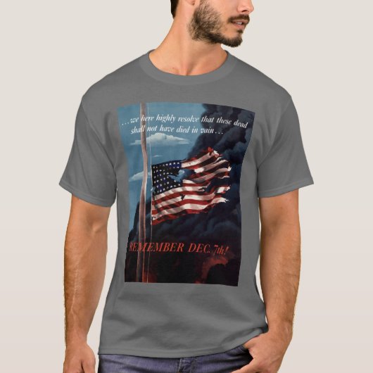 Erinnern Sie sich am 7. Dezember T-Shirt (Vorderseite)