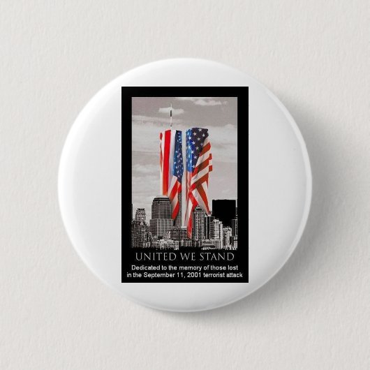 Erinnern Sie sich an 9/11 Button (Vorderseite)