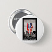 Erinnern Sie sich an 9/11 Button (Vorne & Hinten)