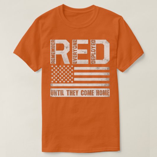 Erinnern Sie sich an alle Veteran eingesetzt RED F T-Shirt (Design vorne)