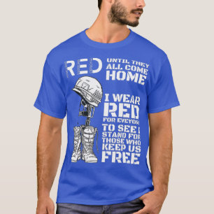 Erinnern Sie sich an alle Veteranen eingesetzt RED T-Shirt