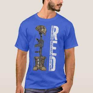 Erinnern Sie sich an alle Veteranen eingesetzt RED T-Shirt
