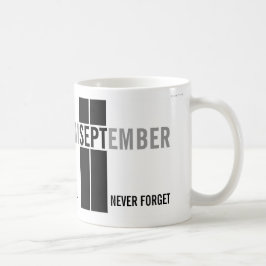 Erinnern Sie sich an am 11. September Tasse