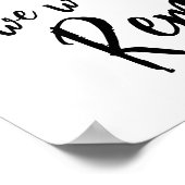 Erinnern Sie sich an das 51-Foto-Gedenkmal "Herz g Poster (Ecke)