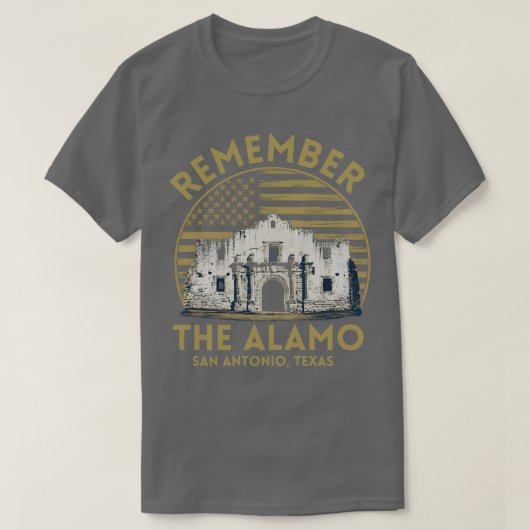 ERINNERN SIE SICH AN DAS ALAMO TShirt (Design vorne)