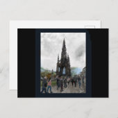 Erinnern Sie sich an das Denkmal der Schotten Edin Postkarte (Vorne/Hinten)