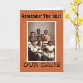 Erinnern Sie sich an den 80er? Unsere Gang-Grußkar Karte (Gelbe Blume)