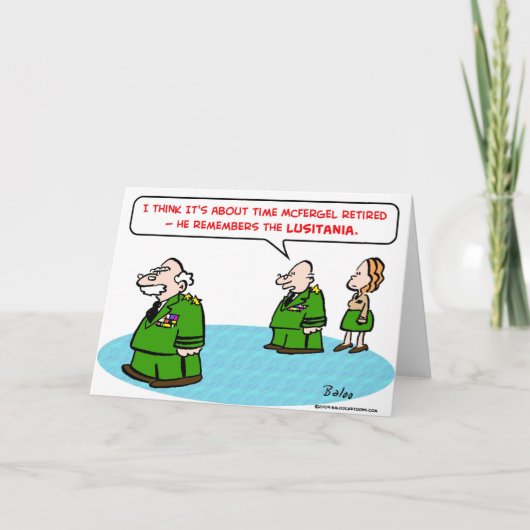 Erinnern Sie sich an den Ruhestand der Armee in Si Karte (Vorderseite)