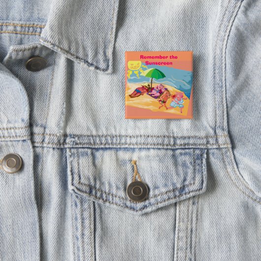 Erinnern Sie sich an den Sonnenschutz Button (Beispiel)