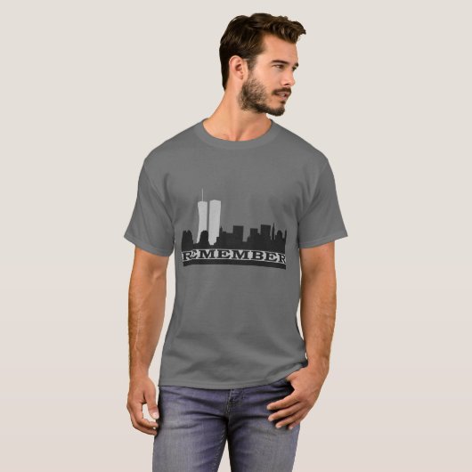 Erinnern Sie sich an den T - Shirt 911 Mens (Vorne ganz)