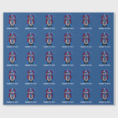 Erinnern Sie sich an den weißen Text der 50er Jahr Geschenkpapier (Flach)