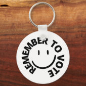 ERINNERN SIE SICH AN DIE ABSTIMMUNG - KLEINES EMOJ SCHLÜSSELANHÄNGER (Vorderseite)