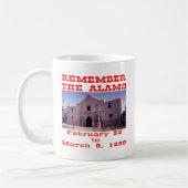 Erinnern Sie sich an die Alamo #001 Kaffeetasse (Links)