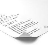 Erinnern Sie sich an die Dekoration eines Poster-L (Ecke)