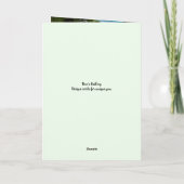 ERINNERN SIE SICH AN DIE FRIENDSHIP-KARTE DANKESKARTE (Rückseite)