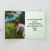 ERINNERN SIE SICH AN DIE FRIENDSHIP-KARTE DANKESKARTE (Innenseite)