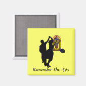 "Erinnern Sie sich an die Fünfziger! Magnet (Vorderseite/Rückseite)