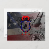 Erinnern Sie sich an die gefallenen Viet-Nam-Helde Postkarte (Vorne/Hinten)