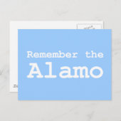 Erinnern Sie sich an die Geschenke von Alamo Postkarte (Vorne/Hinten)