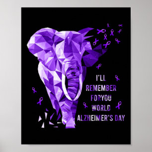 Erinnern Sie sich an die Welt Alzheimerheimer Awar Poster