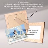 Erinnern Sie sich an diesen Moment, an dem Newlywi Geätzte Rahmen