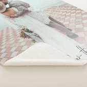 Erinnern Sie sich an diesen Moment des Hochzeitsst Sherpadecke (3/4)