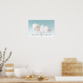 Erinnern Sie sich an diesen Moment Neugeborenes Ba Poster (Küche)
