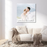 Erinnern Sie sich an diesen Moment Script Couple F Leinwanddruck<br><div class="desc">Erinnern Sie sich an diesen Moment Script Couple Foto Hochzeit. Ersetzen Sie das Beispiel-Foto einfach durch Ihren eigenen Favoriten mit quadratischer Ausrichtung und hoher Auflösung. Romantisches Zitat Denken Sie daran: Dieser Moment ist in einem stilvollen Set-Skript am unteren Ende. Sie können die Farbe dieses Textes ändern, wenn nötig, um Ihr...</div>