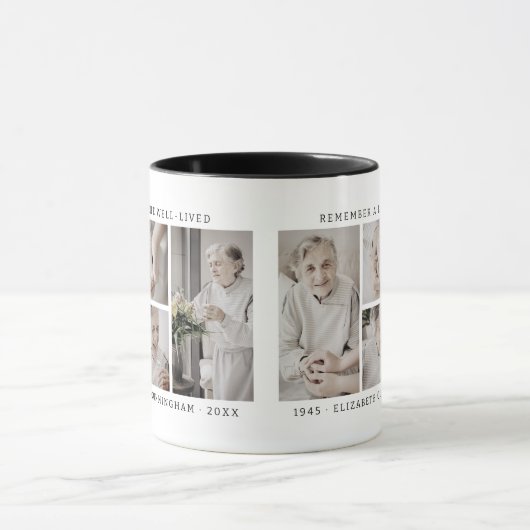 Erinnern Sie sich an ein Leben Modernes, einfaches Tasse (Zentrum)