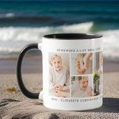 Erinnern Sie sich an ein Leben Modernes, einfaches Tasse