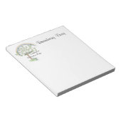 Erinnern Sie sich an ein Tier, das auf dem Rainbow Notizblock (angewinkelt)