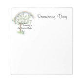 Erinnern Sie sich an ein Tier, das auf dem Rainbow Notizblock (Vorderseite)