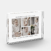 Erinnern Sie sich an ein zeitgemäßes, einfaches 4 Fotoblock (Links)