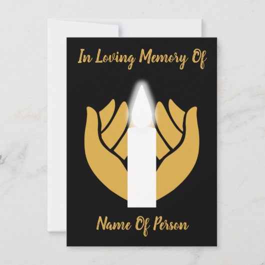 Erinnern Sie sich an eine geliebte Postkarte für e (Vorderseite)