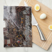 Erinnern Sie sich an gefallen - Sept. 11, 2001 Küchentuch (Viertel Falte)