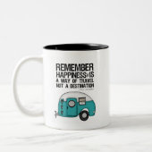 erinnern Sie sich an Glück Zweifarbige Tasse (Links)