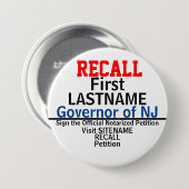 Erinnern Sie sich an Gov. Jeder Staat Button (Vorne & Hinten)