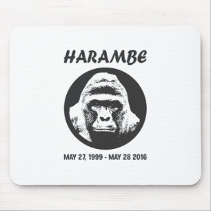 Erinnern Sie sich an Harambe Mousepad