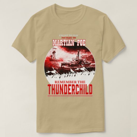 Erinnern Sie sich an HMS Thunderchild, Inspiriert  T-Shirt (Design vorne)
