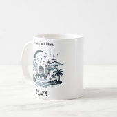 Erinnern Sie sich an Ihn Allah Kaffeetasse (Vorderseite Links)