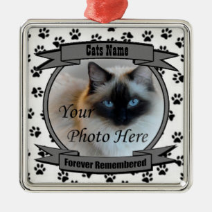 Erinnern Sie sich an Ihre Katze für immer - Hausti Ornament Aus Metall