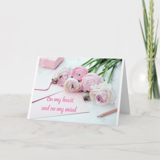 ERINNERN SIE SICH AN IHRE LIEBTE IN DER ZEIT DER V KARTE (Vorderseite)