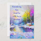 Erinnern Sie sich an Ihre liebte Weihnachtskarte Ankündigung (Vorderseite)